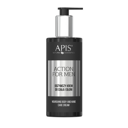 APIS - Action For Men odżywczy krem do ciała i dłoni 300ml