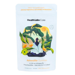 Health Labs Care AshwaMe Gummies ashwagandha w żelkach wspierająca odporność na stres suplement diety 60szt