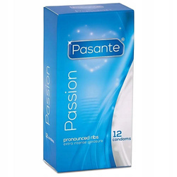 Passion prezerwatywy prążkowane 12szt