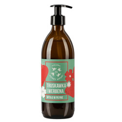 Naturalne mydło w płynie Truskawka i Werbena 500ml