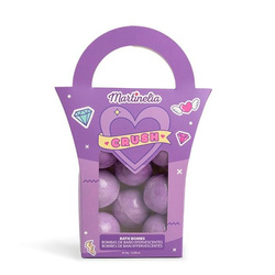 Crush kule do kąpieli dla dzieci Fioletowe 8x15g