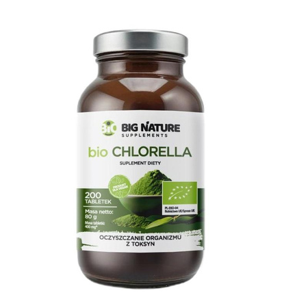 Bio Chlorella suplement diety 200 tabletek