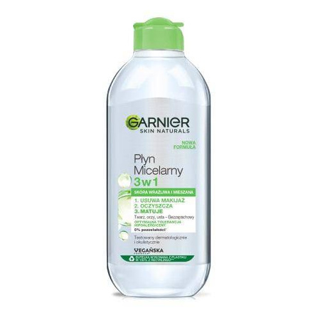 Skin Naturals płyn micelarny 3w1 skóra normalna i mieszana 400ml