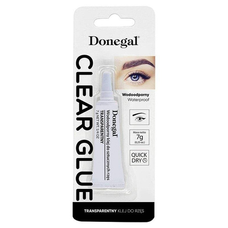 Clear Glue wodoodporny klej do rzęs Transparentny 7g