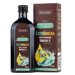 EstrOmega rybie kwasy omega 3 DHA i EPA suplement diety w płynie 250ml