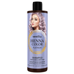 Henna Color Platinum szampon do włosów blond i siwych 300ml