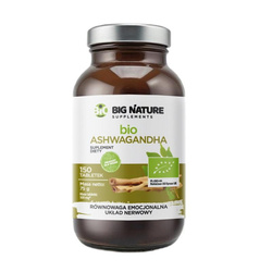 Bio Ashwagandha suplement diety 150 tabletek
