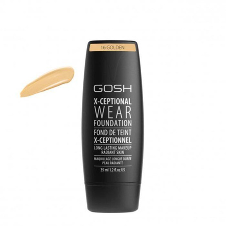 Gosh X-Ceptional Wear Foundation Long Lasting Makeup długotrwały podkład do twarzy 16 Golden 35ml