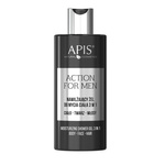 APIS - Action For Men 3in1 nawilżający żel do mycia ciała twarzy i włosów 300ml