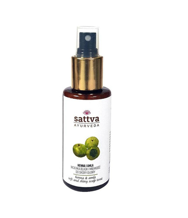 Sattva Sattva Soft And Shiny Scalp Tonic wcierka blask i miękkość do skóry głowy Henna & Amla 100ml