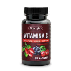 Witamina C Trio Dzika Róża + Aronia + Acerola suplement diety 60 kapsułek