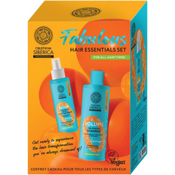 Oblepikha Fabulous Hair Essentials zestaw szampon dodający objętości 400ml + serum regenerujące do włosów 200ml