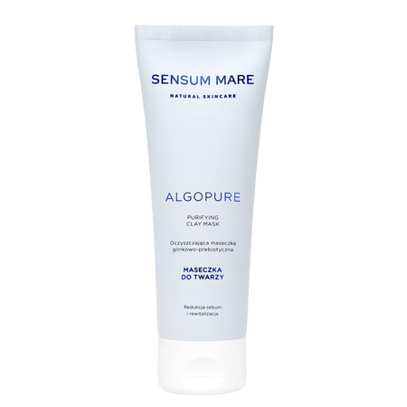 Sensum Mare Algopure oczyszczająca maseczka glinkowo-prebiotyczna do twarzy 70ml