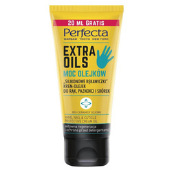 Extra Oils "Silikonowe rękawiczki" krem-olejek do rąk paznokci i skórek 80ml