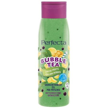 Bubble Tea skoncentrowany żel pod prysznic Fresh Fruits + Zielona Herbata 400ml