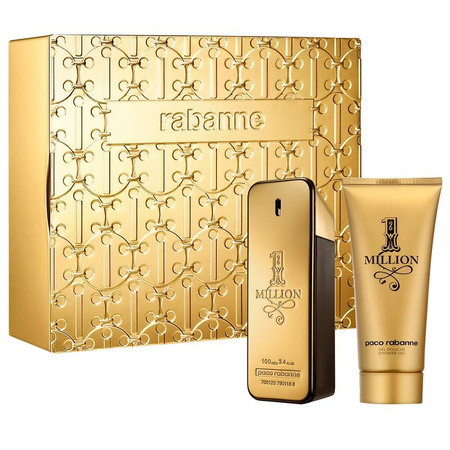 Paco Rabanne 1 Million Men zestaw EDT spray 100ml + żel pod prysznic 100ml
