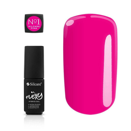 SILCARE Flexy Hybrid Gel lakier hybrydowy 1 Magenta 4.5g