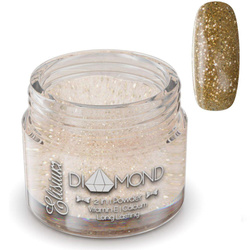 Diamond 2in1 Powder proszek do manicure tytanowego D09 Glowing Gold 23g