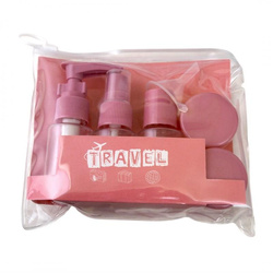 Zestaw akcesoriów podróżnych Różowy