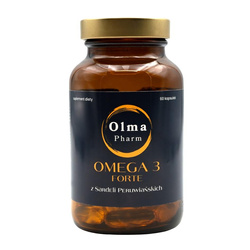 Olma Pharm Omega 3 Forte Z Sardeli Peruwiańskich suplement diety 60 kapsułek