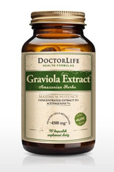 Doctor Life Graviola Extract wyciąg z grawioli 4500mg suplement diety 90 kapsułek