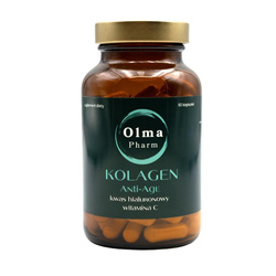 Kolagen Anti-Age Kwas Hialuronowy + Witamina C suplement diety 90 kapsułek