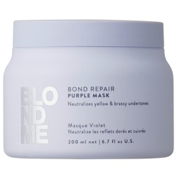 Schwarzkopf Professional BlondMe Bond Repair Purple Mask fioletowa maska neutralizująca 200ml
