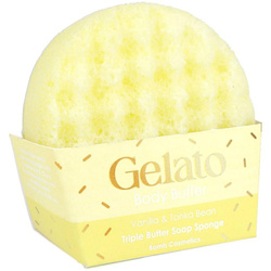 Gelato Body Buffer gąbka do mycia ciała Vanilla & Tonka Bean 200g