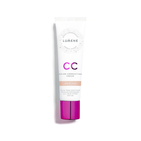 Lumene - CC Color Correcting Cream SPF20 podkład do twarzy w kremie 7w1 Medium 30ml
