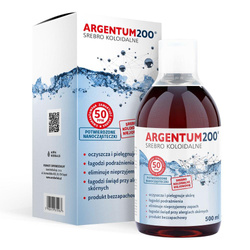 Argentum200 Srebro Koloidalne 50ppm tonik 500ml