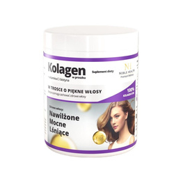 Noble Health Kolagen + Witamina C i Biotyna w proszku suplement diety w proszku 100g
