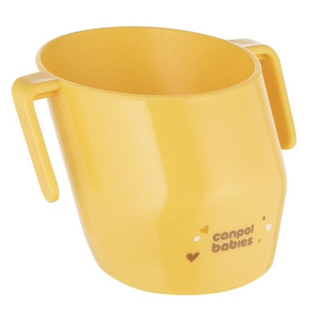 Sprytny otwarty kubek dla dzieci do nauki picia Żółty