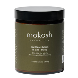 Mokosh Nawilżający balsam do twarzy i ciała Zielona kawa z tabaką 180ml
