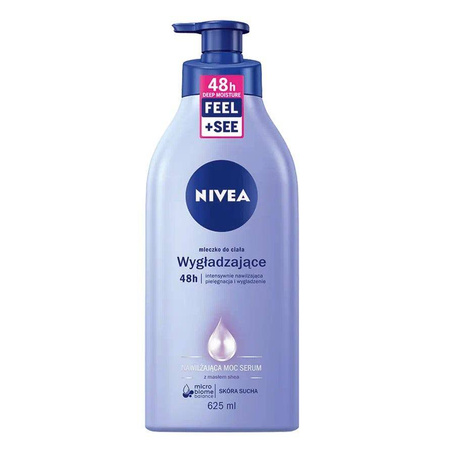 Nawilżająca Moc Serum wygładzające mleczko do ciała z pompką 625ml