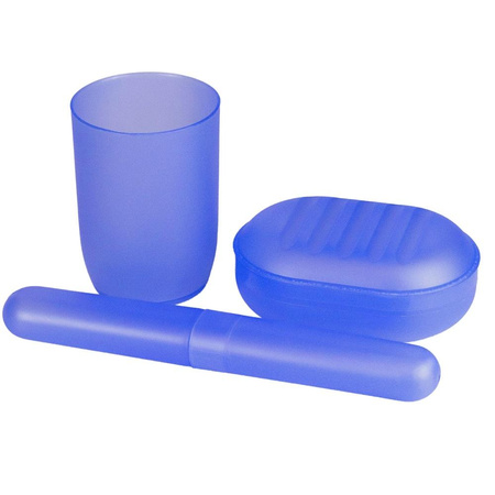 Zestaw akcesoriów toaletowych Niebieski