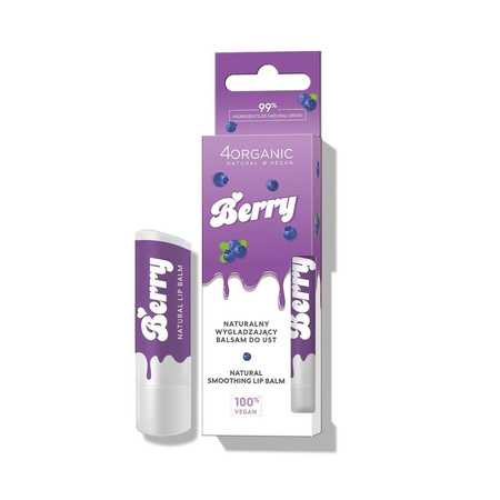 Naturalny wygładzający balsam do ust Berry 5g