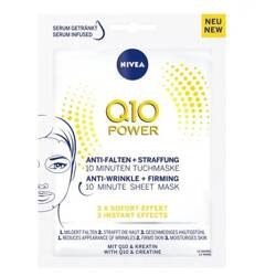 Q10 Power przeciwzmarszczkowa + ujędrniająca maska w płachcie 1szt