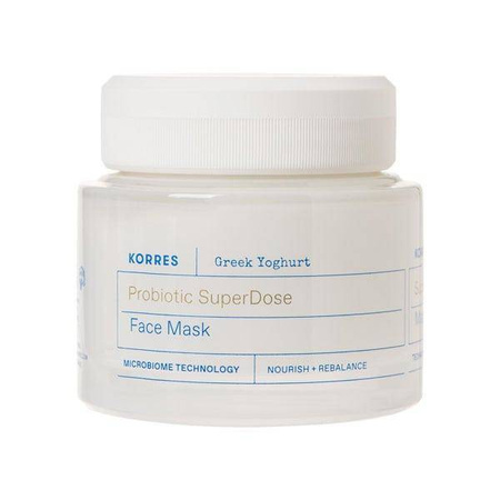 Korres - Greek Yoghurt Probiotic Super Dose Face Mask nawilżająca maseczka do twarzy 100ml