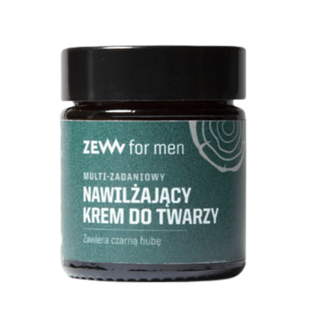 ZEW FOR MEN Nawilżający krem do twarzy z czarną hubą 30ml