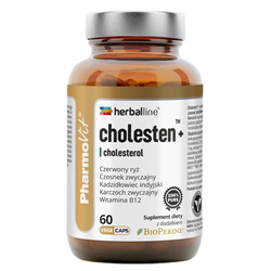 Cholesten + Cholesterol suplement diety 60 kapsułek
