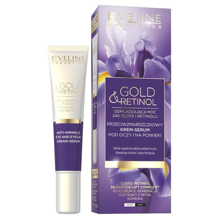 Gold&Retinol przeciwzmarszczkowy krem-serum pod oczy i na powieki 20ml