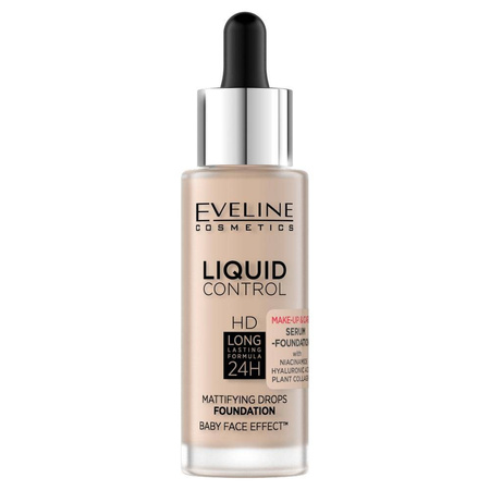 Liquid Control HD Long Lasting Formula 24H podkład do twarzy z dropperem 010 Light Beige 32ml