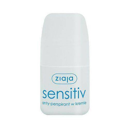 Ziaja Activ Roll On Sensitive anty-perspirant w kremie bez parabenów alkoholu i barwników 60ml