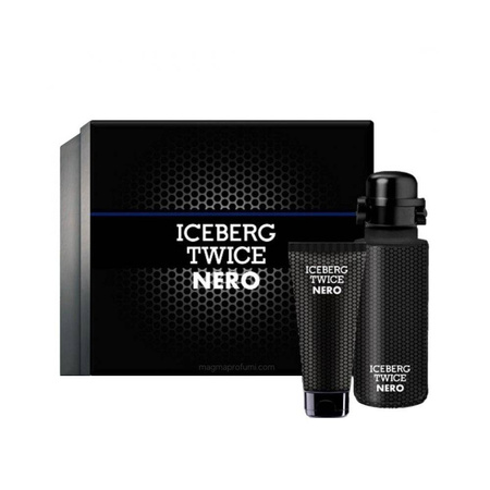 Iceberg Twice Nero zestaw woda toaletowa spray 125ml + żel pod prysznic 100ml