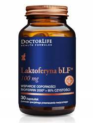 Doctor Life Laktoferyna bLF 100mg suplement diety wspomagający odporność 30 kapsułek