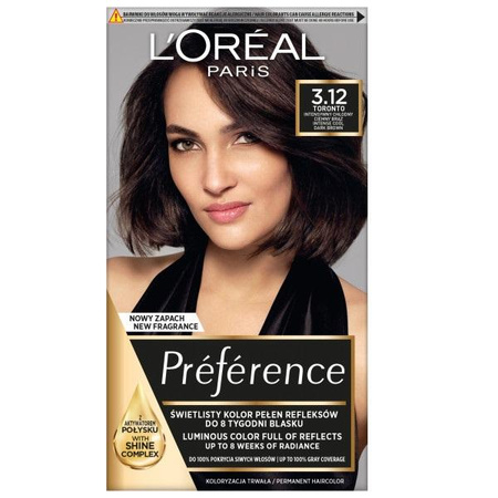 Preference farba do włosów 3.12 Toronto