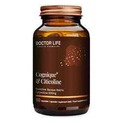Doctor Life Cognique&Citicoline Cytykolina 500mg suplement diety 60 kapsułek