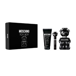Moschino Toy Boy zestaw woda perfumowana spray 100ml + perfumowany żel do ciała 100ml + woda perfumowana spray 10ml