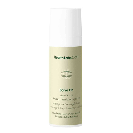 Health Labs Care Solve On AcneKrem z kwasem azelainowym 10% 30ml