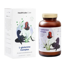 Health Labs L-Glutamine Complex l-glutamina z aloesem suplement diety 210g